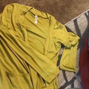 Mustard yellow cardigan